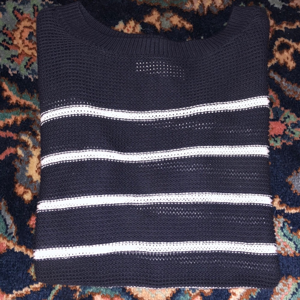 Ann Taylor’s LOFT Petites• Stripe Nautical Knit Sweater